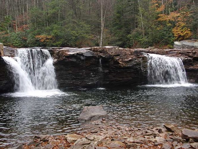 Default image for High Falls Hike, a 7.4-mile trail in Glady, WV (US)