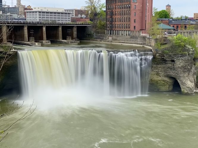 Long exposure of High Falls, Rochester NY