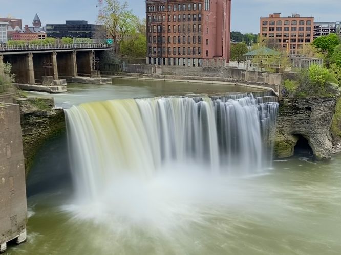Long exposure of High Falls, Rochester NY