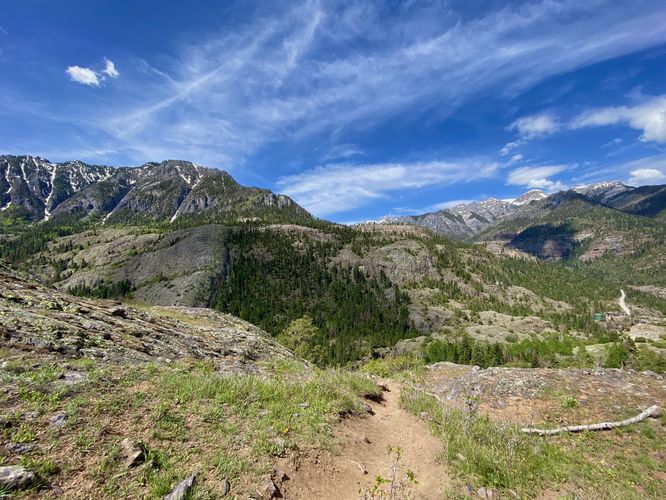 View from the trail