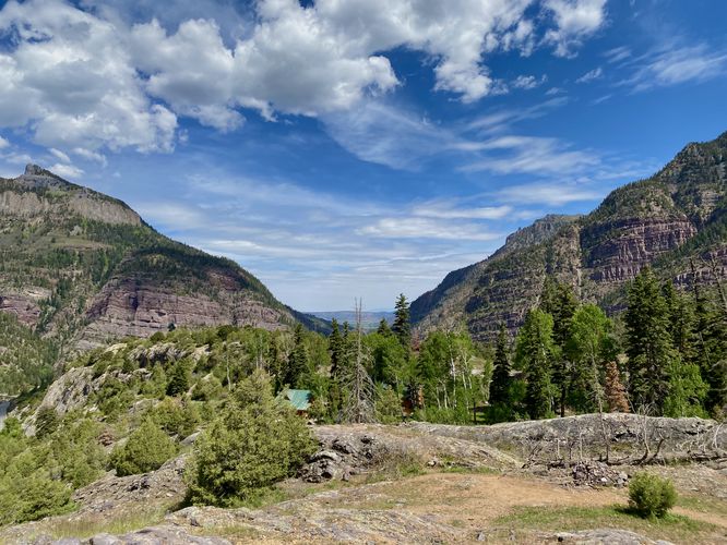 View toward Ouray from High Point