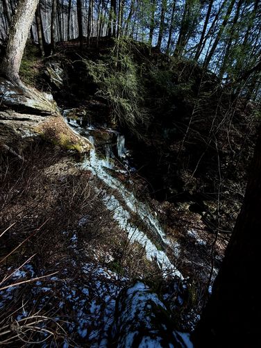 High Rock Falls (lower, approx. 25-feet tall))