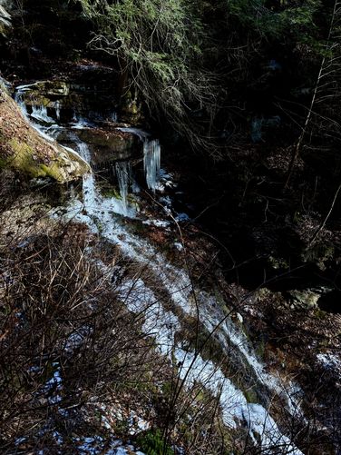 High Rock Falls (lower, approx. 25-feet tall))