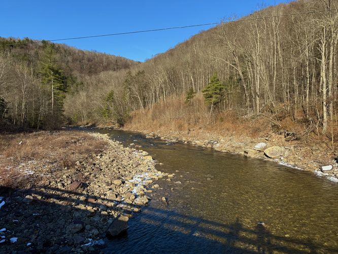 North-facing view of Loyalsock Creek