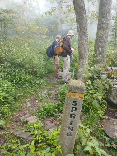 A vital spring along the trail