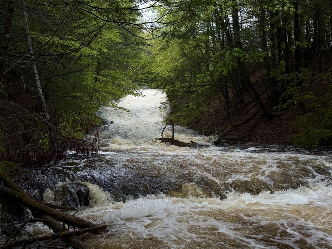 Hill Reservoir Falls (15-feet tall, 50-feet long)