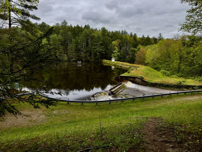 View of Hill Reservoir from the trail