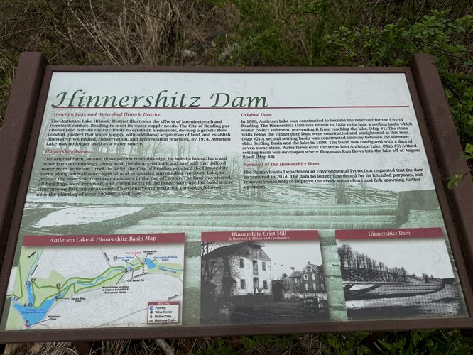 Hinnershitz Dam historical info
