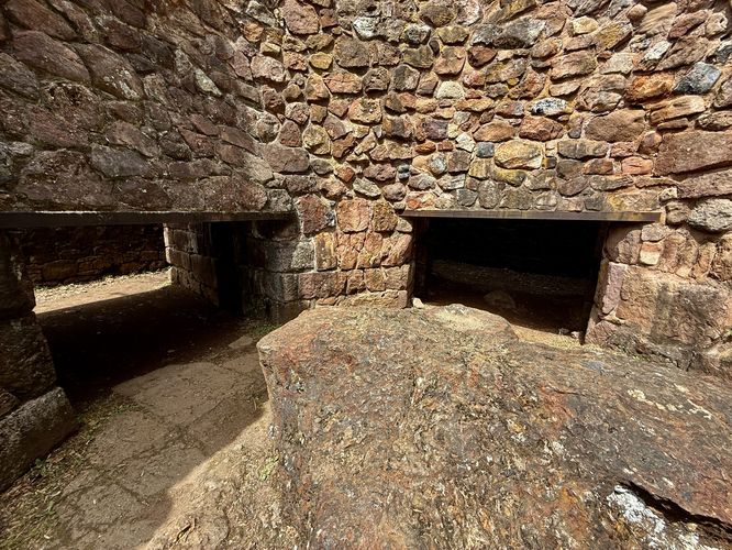 Inside the old coal furnace