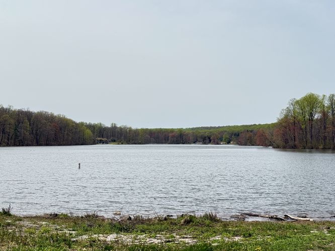 Westward view of Hopewell Lake