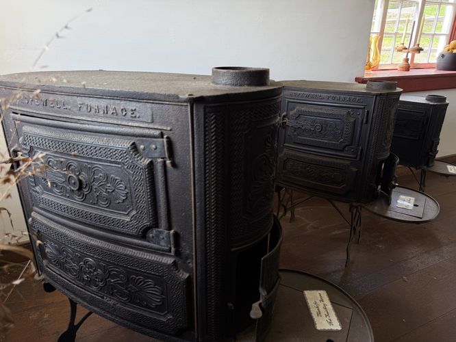 Historic Hopewell Furnace wood stoves