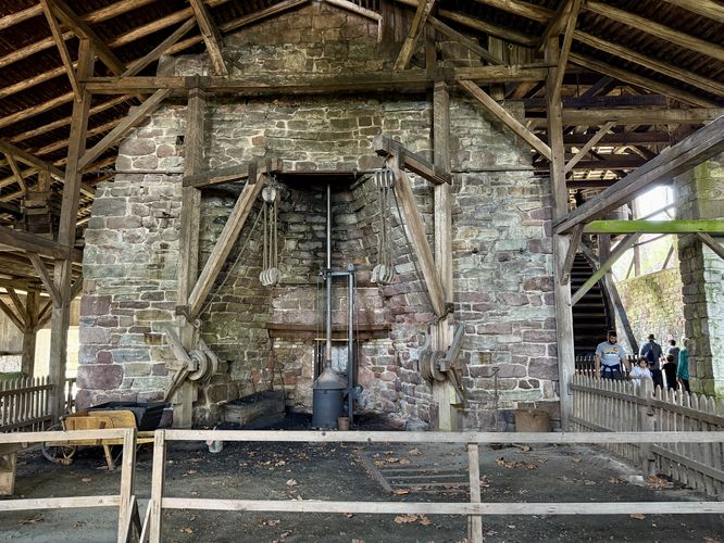 Pig iron furnace at Hopewell Furnace NHS