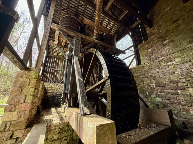 Hopewell Furnace water wheel