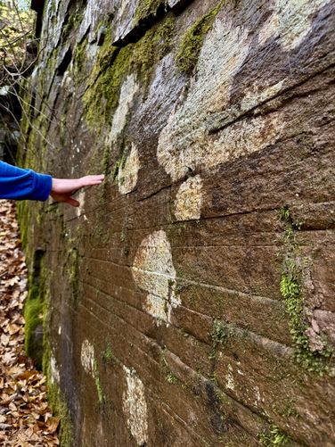 Old flag stone quarry (late 1800s, early 1900s)