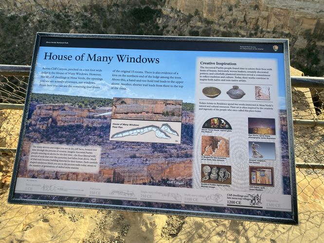 House of Many Windows: history info kiosk
