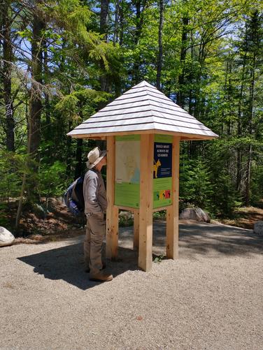 Information Kiosk at parking area 