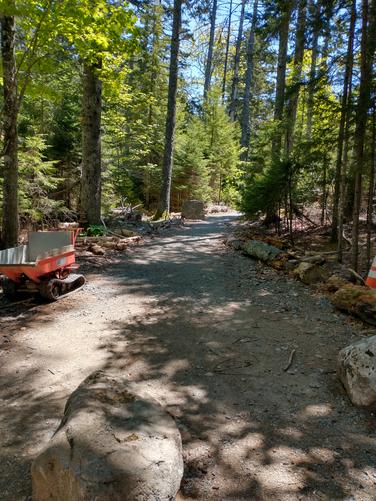 Trail improvements underway on Hunters Beach Trail 
