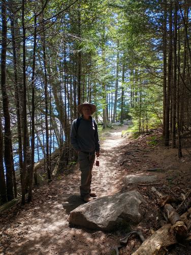 Trail substrate to the beach 