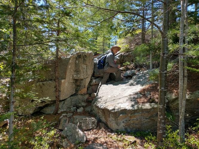 A bit of rock scramble 