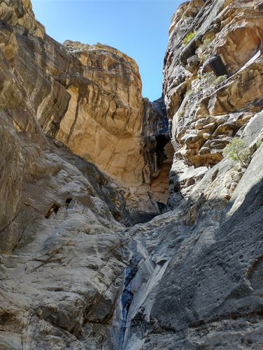 The end of Ice Box Canyon