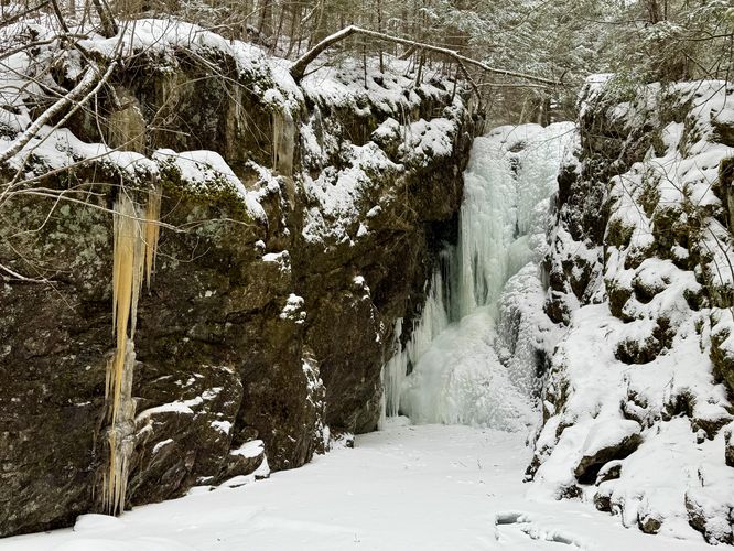 Gorge Falls, approx 20-feet tall
