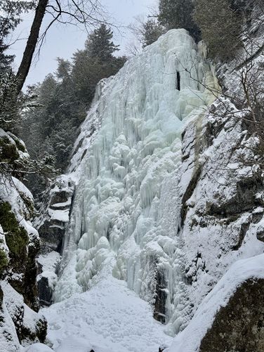 Rainbow Falls, approx, 130-feet tall