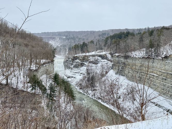 Default image for Inspiration Point & Lower Falls, a 2.4-mile trail in Portageville, NY (US)