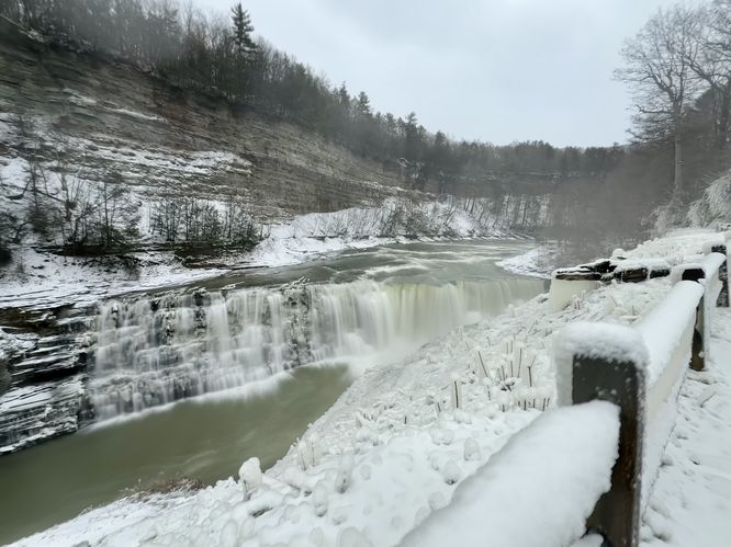 Long exposure of Lower Falls