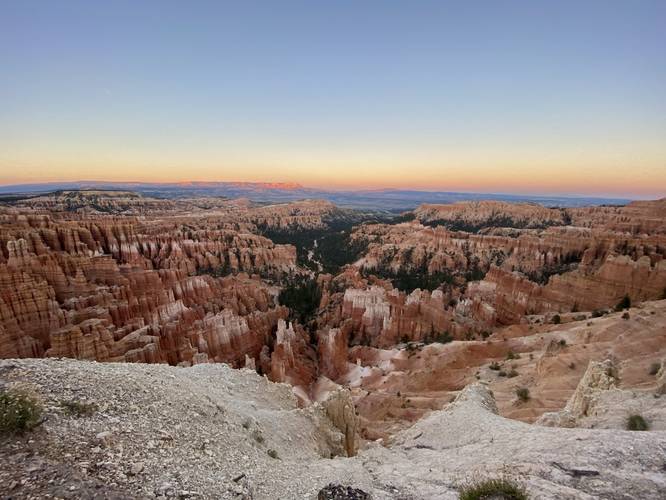 View of Bryce Canyon from Lower Inspiration Point