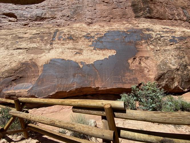 Petroglyphs at the Intestine Man Petroglpyhs site