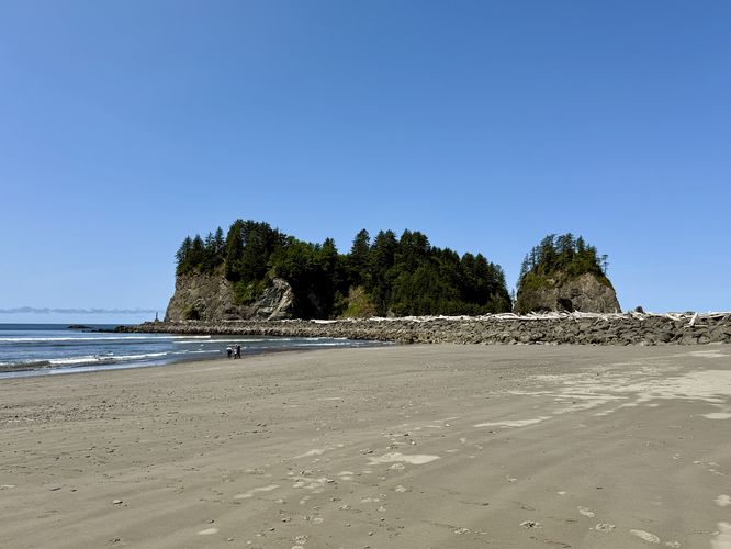 View of James Island from First Beach