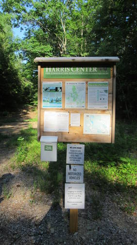 Information Kiosk at Jaquith Rail Trail