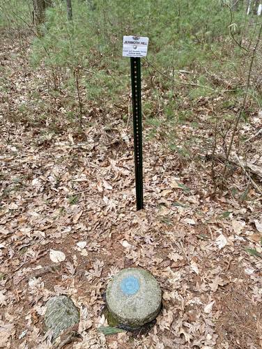 Jerimoth Hill's US Coast & Geodetic Survey marker