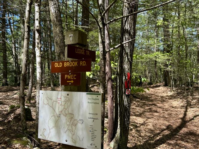 Ledge Trail (red blazes)