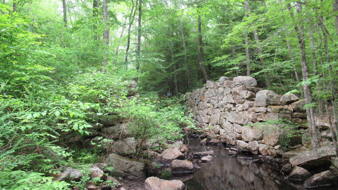 Remains of Peabody Sawmill Dam