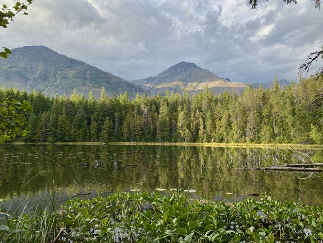 View of Johns Lake and Mount Vaught