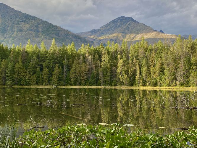 View of Johns Lake and Mount Vaught