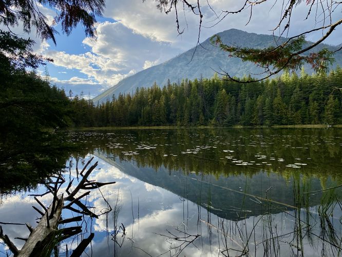 Reflection of Stanton Mountain in Johns Lake