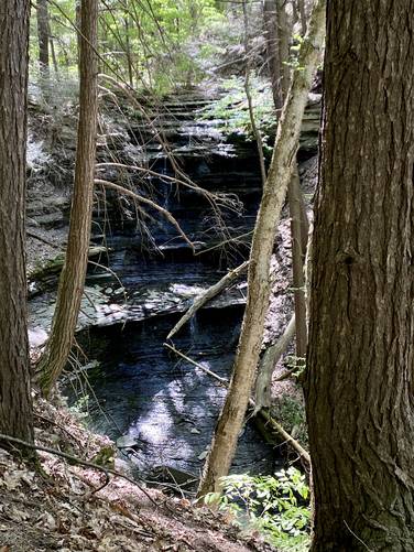 Johnson Hill Falls (approx. 50-feet tall)