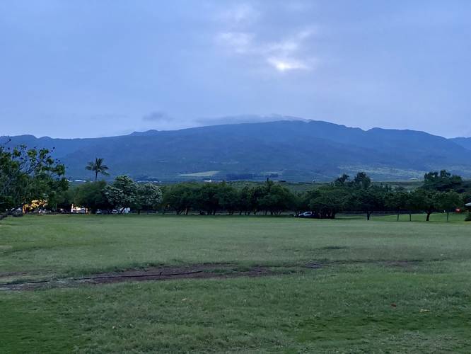 View of the West Maui Mountains