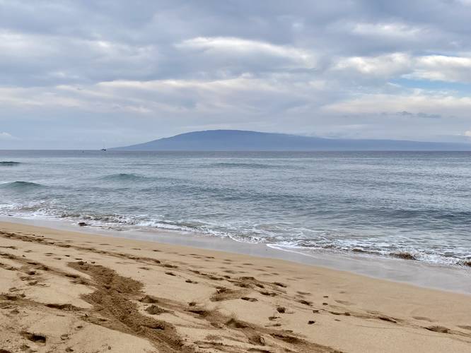 View of Lanai and Kahekili Beach