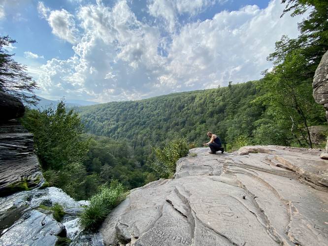  View from the top of Kaaterskill Falls