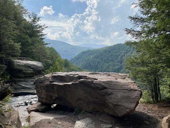 View from the top of Kaaterskill Falls