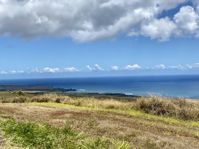 View of Waimea, Hawaii (Kauai) from the ridge road