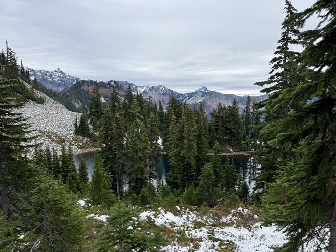 View above Ridge Lake