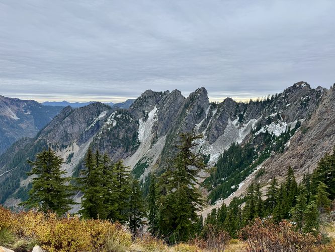 View of Kendall Peak and the Kendall Ridge