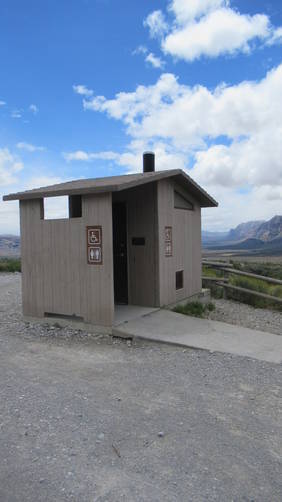 Bathroom at Upper White Rock Trailhead