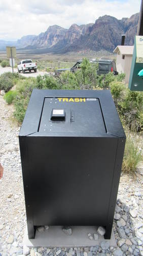 Bear proof trash bins