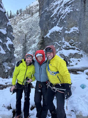 Dave with Sarah and Barry (thank you both!)