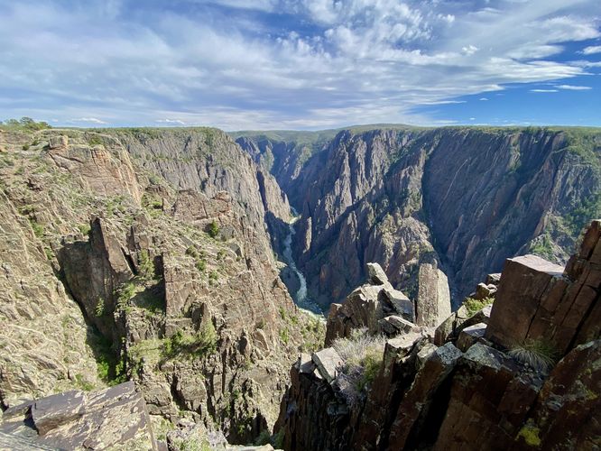 View of the Black Canyon from Kneeling Camel View